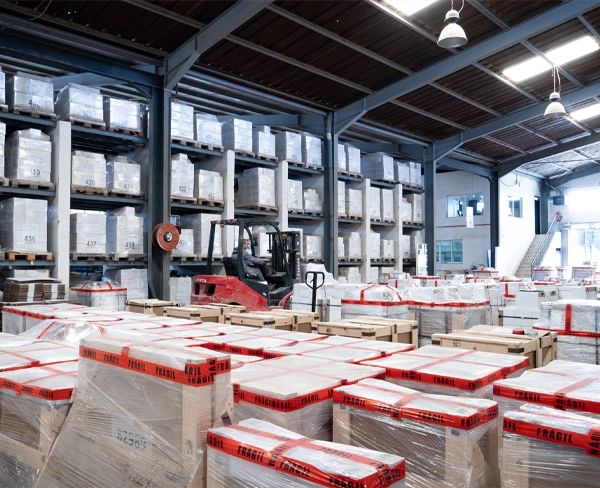 Sample tiles from batches in stock