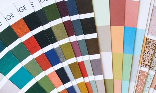 colour chart, MOSAIC FACTORY